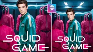 PicsArt Squid Game Photo Editing tutorial 2021