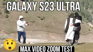 Samsung Galaxy S23 Ultra Full Video Zoom Test.... AMAZING! #Samsung #galaxys23ultra