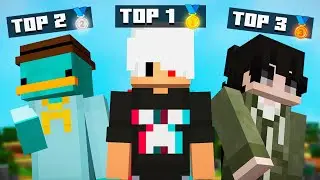 JOGANDO COM O TOP 1, TOP 2 E TOP 3 DE BEDWARS
