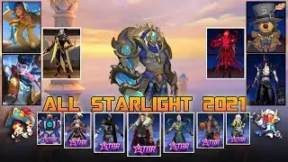 ALL STARLIGHT SKIN UPDATE 2021 & MORE | Mobile legends 