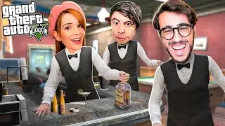 NUOVO LAVORO AL BAR CON I MIEI AMICI! - GTA 5 *RIPARTO DA ZERO*