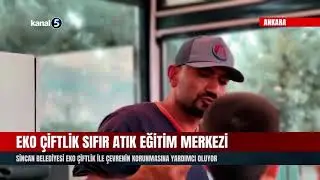 Sincan Belediyesi Eko Çiftlik İle Çevrenin Korunmasına Yardımcı Oluyor