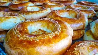 How flatbreads are made in the Tashkent region. TANDOOR - FLATBREAD.