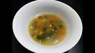 Veg Sweet Corn Soup Recipe