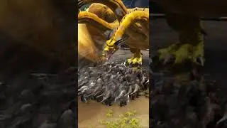 Ghidorah in Ark survival Battle 