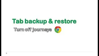 tab backup and restore | restore pages chrome didn't shutdown correctly@GUIDETOPICS
