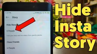How To Hide Instagram Story From Someone | Instagram Story Hide Kaise Kare | Hindi
