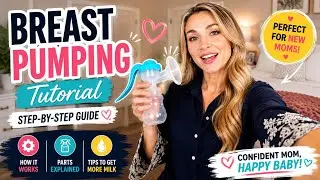 [4K] 🤍Breast Pumping Made Easy | Complete Manual Breast Pump Tutorial for First-Time Mothers