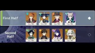 4.0 Spiral Abyss, Fatui x Archons - (Floor 12, 9★)