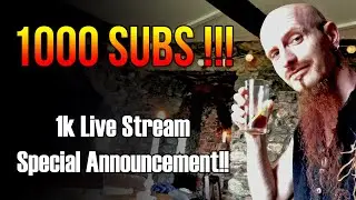 1000 subscribers!! SPECIAL ANNOUNCEMENT!