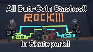 All Butt-Coin Stashes in Skatepark!! | Yeeps: Hide and Seek