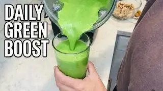 Easy Green Smoothie | Spinach, Mango, Banana, Brazil Nuts | Daily Dozen