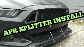 2015-2023 Mustang Bumper Removal and APR Front Splitter Install | S550 Mustang build