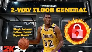 *NEW* RARE 2-WAY FLOOR GENERAL BUILD IN NBA 2K24! SUPER RARE OVERPOWERED DEMIGOD BUILD IN NBA 2K24!