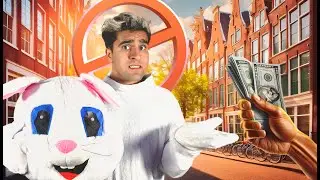 Trabajé de CONEJO en las calles de Europa😭😱