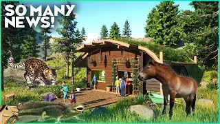 Leopard, Horses, Axolotls and SO MANY Pieces - Screenshot Review Planet Zoo DLC