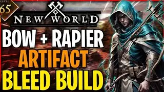 New World *BEST* Bow + Rapier PvP & PvE Bleed Build - (New World Season 3 Bow Build) Artifact Rapier