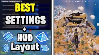 The BEST Fortnite Mobile... Settings + HUD (Gameplay)