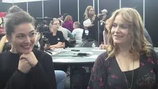 NYCC 2018-ALEXA DAVALOS AND CHELAH HORSDAL INTERVIEW (The Man in the High Castle)