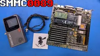 0089 Troubleshooting Mac SE/30 motherboards and mini Sony CRT monitor (WatchCam)