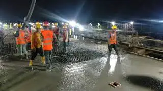 Platform Slab Casting of Farmgate Station of Dhaka Metro Rail Project Line-6