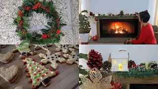 PROJETOS DE NATAL-DECORAR A LAREIRA-COROA DE NATAL