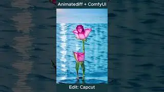 Bông hoa nhảy múa trên mặt nước  #comfyui #stablediffusion #ai
