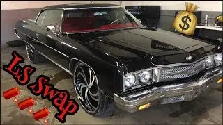 1973 DONK WITH CRAZY POWER ON 26'S !!!!!