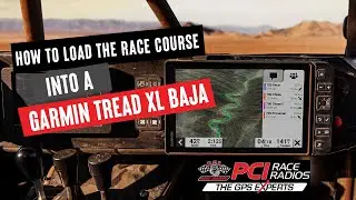 How to load the race course into a Garmin Tread XL Baja