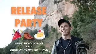 My most unusual release party ever. Hiking in the Montserrat mountains to celebrate my track 
