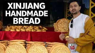 Inside Xinjiang famous Handmade Bread Market | Pashto first Vlog | Travel to Xinjiang | pashto vlog1