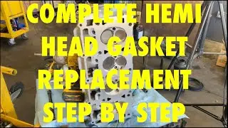 Dodge Charger Challenger Ram HEMI complete head gasket replacement instructional