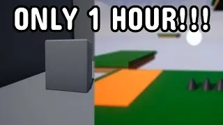 I TRIED MAKING A GAME IN ONLY 1 HOUR!!!!