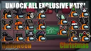 HOW TO UNLOCK EXCLUSIVE HOLIDAY HATS IN AMONG US (FREE)