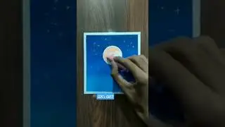 Beautiful Night Scenery||AK's ART||#art #drawing #1million #viral #trending #shorts