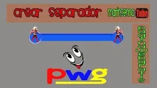 crear barra separadora de contenido gif para pwg