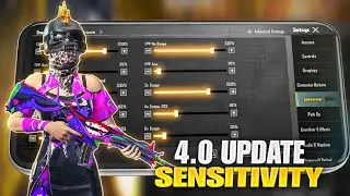 New Update 4.0⚡Best Sensitivity Code + Control Settings Pubg Mobile/Bgmi Sensitivity 2025