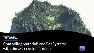 VUE: Controlling materials and EcoSystems with the wetness index node