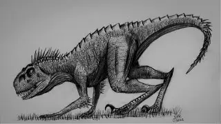 How to Draw E750 SCORPIOUS REX Full Body - Camp Cretaceous