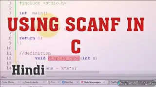 07| Scanf Function in C Programming  | C programming tutorial in hindi