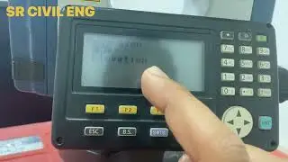 How to Set Sokkia Total Station CX 105 with Level on one point (Resection) in Urdu/HIndi