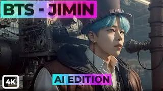 Jimin - Park Jimin - Retro Future of BTS | 4K Video | AI Edition #bts #jimin #btsarmy #btsjimin
