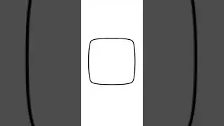 the circle turns into a square