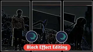 Tiktok New Trend 🔥| Alight Motion Black Effect Editing Tutorial | Alight Motion Video Editing
