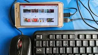 How to use Mouse and Keyboard on Mobile | Play Game, Desktop site on Android use OTG Cable