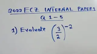 ECZ Internal 2022 Paper 1, Question 1-5