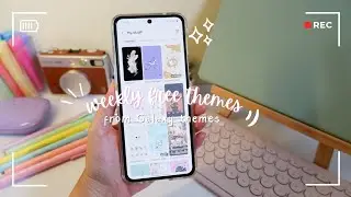 weekly free themes from galaxy themes | week #1 🍃