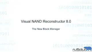 VISUAL NAND RECONSTRUCTOR 8.0 NEW BLOCK MANAGER