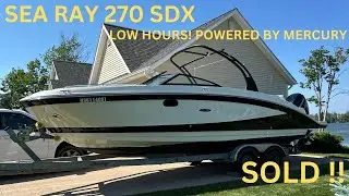 SEA RAY 270 SDX! PERFECT FOR ENTERTAINING / SPACIOUS  FOR THE WHOLE FAMILY!