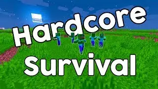 Minecraft HARDCORE Survival Guide | 01 | A Farm, A Mine, A Horde of Zombies...